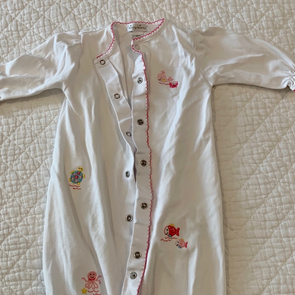 Kissy Kissy 0-3 mo Gown